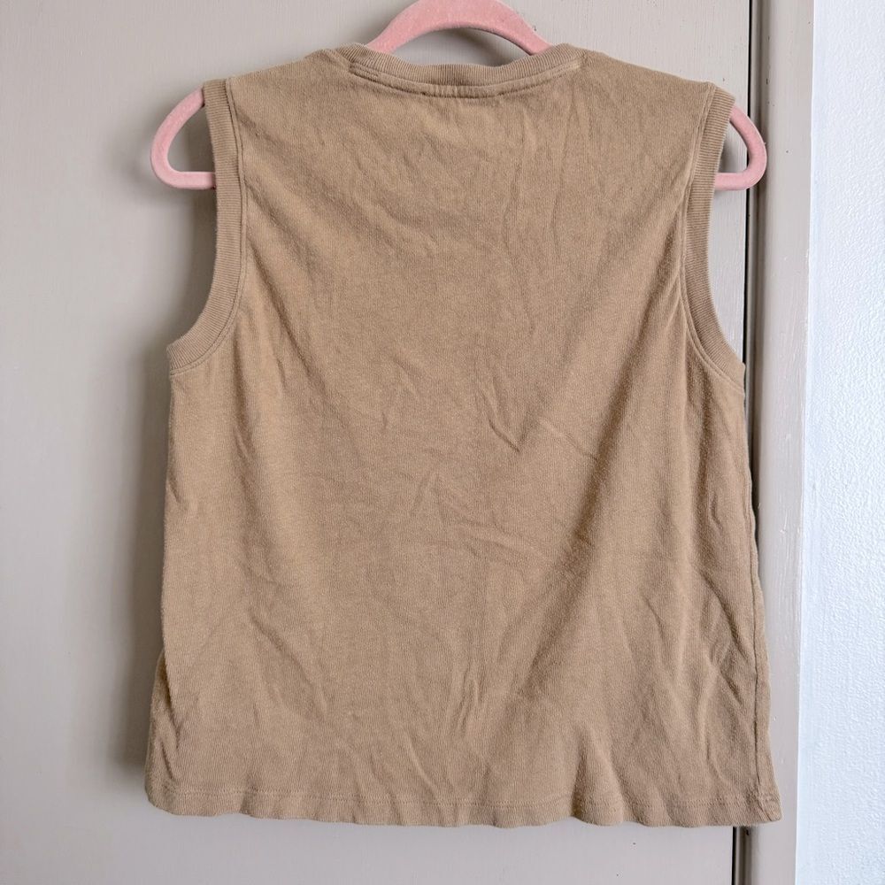 Jenni Kayne Tan Muscle Tee - Picture 4 of 8